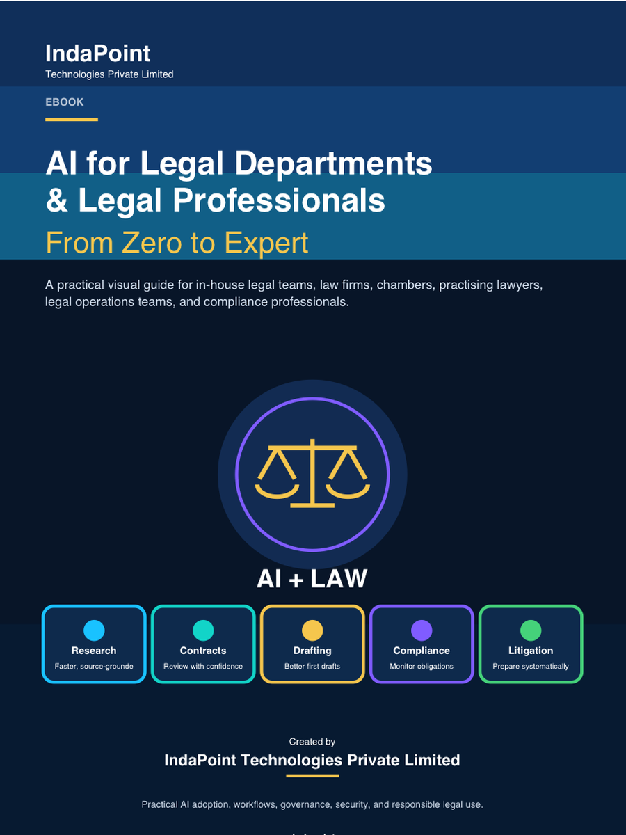 Cover: AI for Legal Departments & Legal Professionals: From Zero to Expert
