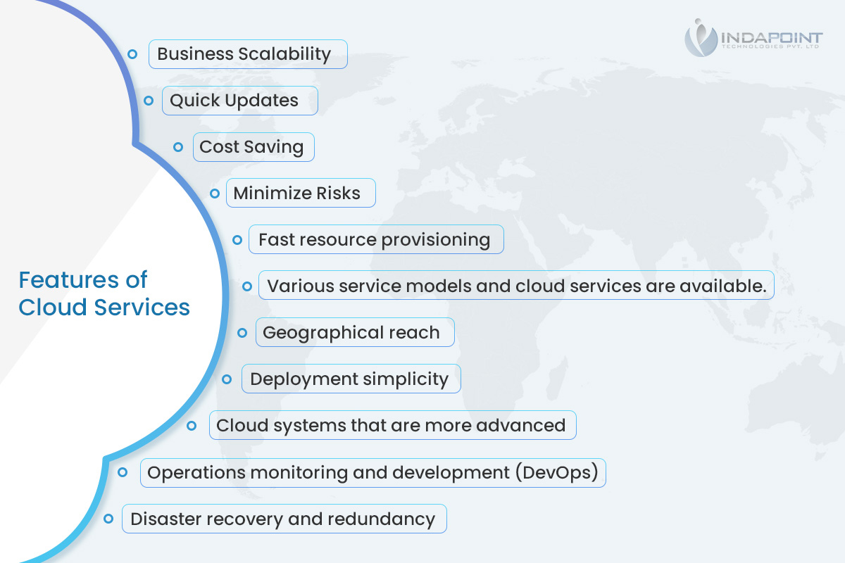 features of cloud services