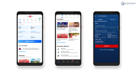 MakeMyTrip--native-app-features