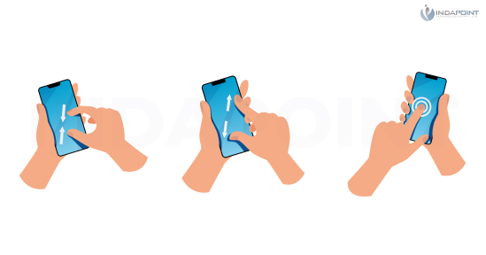 Swiping-and-gestures--user-interface