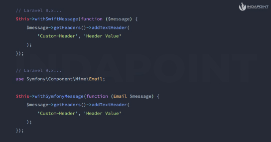 Symfony-Mailer-Laravel-9