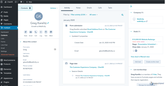 HubSpot--best-WordPress-plugins